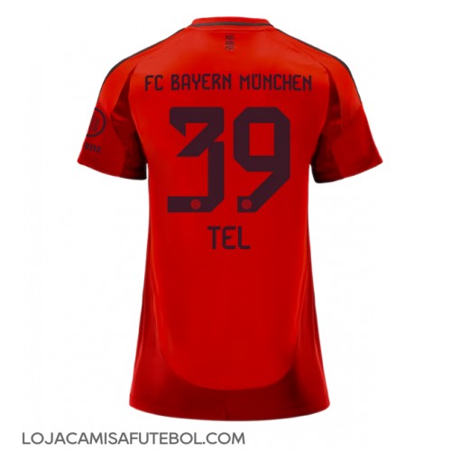 Camisa de Futebol Bayern Munich Mathys Tel #39 Equipamento Principal Mulheres 2024-25 Manga Curta